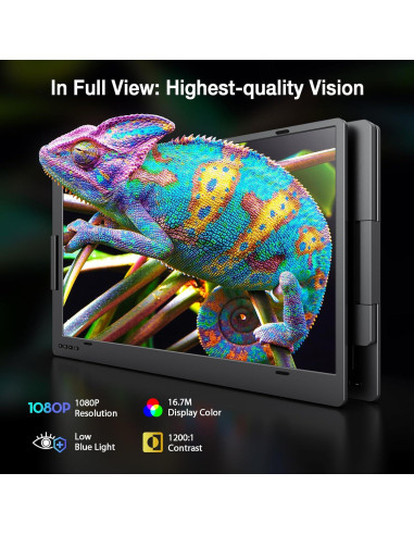 Extensor de Pantalla KYY X90D 15.6" FHD Portátil USB-C