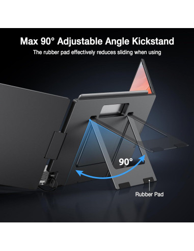 Extensor de Pantalla KYY X90D 15.6" FHD Portátil USB-C