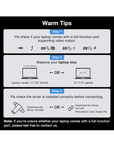 Extensor de Pantalla KYY X90D 15.6" FHD Portátil USB-C