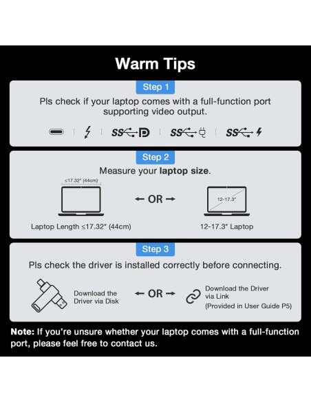 Extensor de Pantalla KYY X90D 15.6" FHD Portátil USB-C