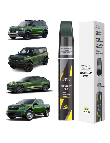 Pintura de Toque XNA Eruptión Verde Metálico para Ford 12ml