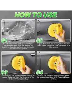 Kit de Reparación de Abolladuras PWOOTEIY 3 Piezas 2025 2