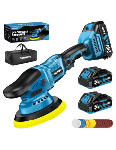 Pulidor a Batería LDHTHOPI 24V 1600W 6 Velocidades 23 Accesorios