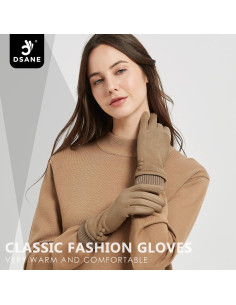 Guantes de Invierno Táctiles Dsane para Mujeres - Forro Polar Cálido 2