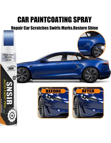 Pintura de Retoque SNSIR Azul Metálico Profundo para Tesla Pintura de Retoque SNSIR Azul Metálico Profundo para Tesla