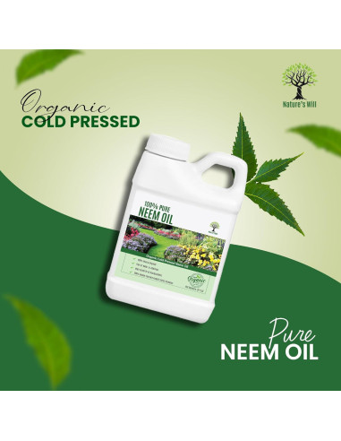 Aceite de Neem 100% Puro Nature's Will 453.6g Prensado en Frío