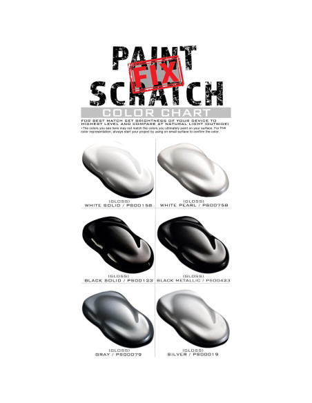 Bolígrafo de Retoque Scratch Fix Negro Metálico 10ml - Wheel Scratch Fix