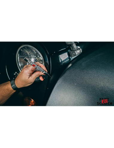 Bolígrafo de Retoque Scratch Fix Negro Metálico 10ml - Wheel Scratch Fix