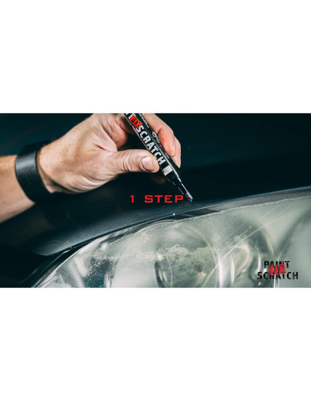 Bolígrafo de Retoque Scratch Fix Negro Metálico 10ml - Wheel Scratch Fix