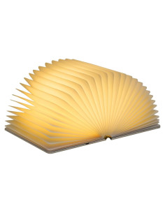 Lámpara de libro LED 3D ciervo recargable USB 21.5 cm