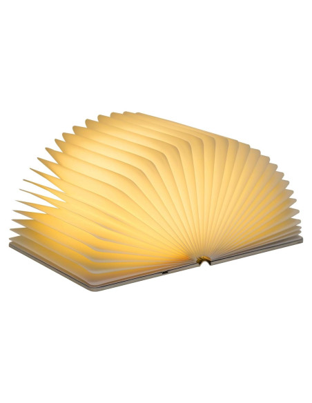 Lámpara de libro LED 3D ciervo recargable USB 21.5 cm