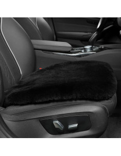 Almohadilla de Asiento de Auto IRIWOOL 49x49cm Piel de Oveja 2