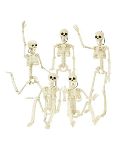 Esqueletos Halloween DINESIL 5 Paquetes 40.64 cm Articulados