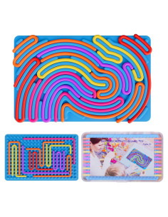 Tablero Sensorial Antiestrés SPKWIS Azul para Niños 3+ Años