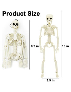 Esqueletos Halloween DINESIL 5 Paquetes 40.64 cm Articulados 2