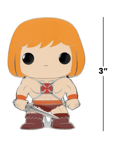 Funko POP Pins He-Man Estándar - Maestros del Universo