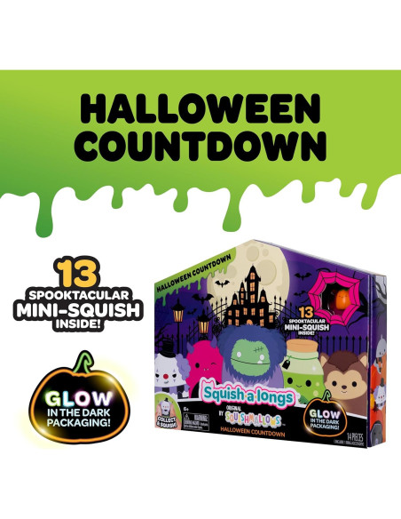 Calendario de Cuenta Regresiva Halloween Squish-a-longs 13 Mini-Squish