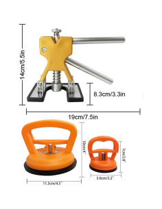 Kit de Reparación de Abolladuras S-SNAIL-OO, 20 Piezas 2