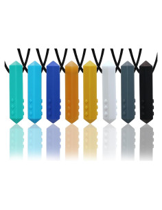 Collares Masticables Sensoriales Hoaisun - Paquete de 8 para Niños