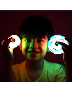 TOSY Spinner Antiestrés Magnético Brillante - 2 Piezas 3 en 1 2