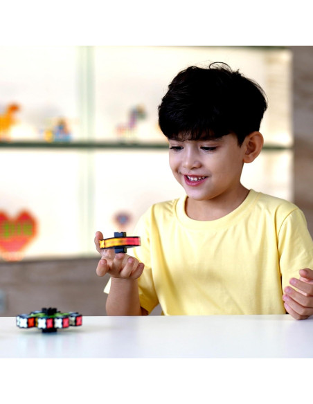 TOSY Spinner Antiestrés Magnético Brillante - 2 Piezas 3 en 1