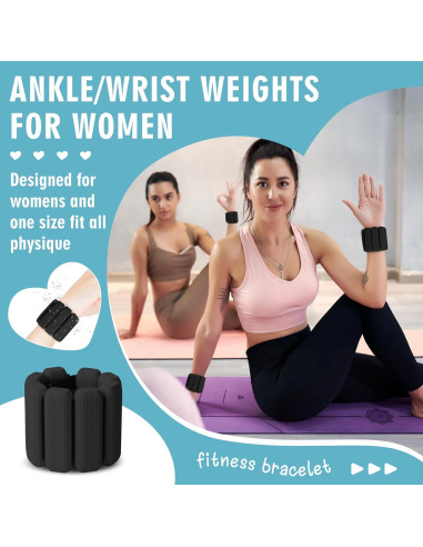 Pesas de Muñeca Ajustables Grednfhat 0.45 kg - 2 Pack