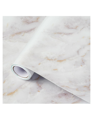 Papel de Contacto de Mármol Mate Rabbitgoo 30x200 cm