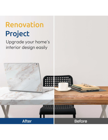 Papel de Contacto de Mármol Mate Rabbitgoo 30x200 cm