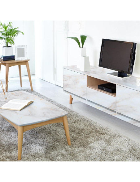 Papel de Contacto de Mármol Mate Rabbitgoo 30x200 cm