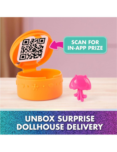 Set de Juego Gabby's Dollhouse Balcón Acuario MerCat 7 Piezas