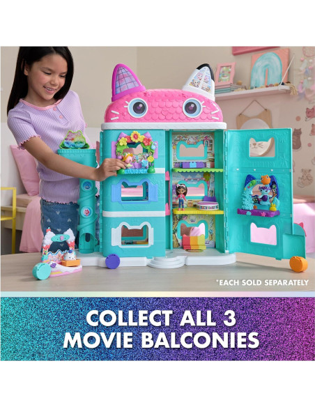 Set de Juego Gabby's Dollhouse Balcón Acuario MerCat 7 Piezas