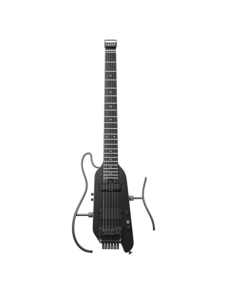 Guitarra Eléctrica Donner HUSH X PRO - Viaje Inteligente, Negro
