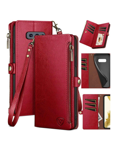 Funda XcaseBar para Samsung Galaxy S10E con billetera y RFID