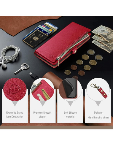 Funda XcaseBar para Samsung Galaxy S10E con billetera y RFID