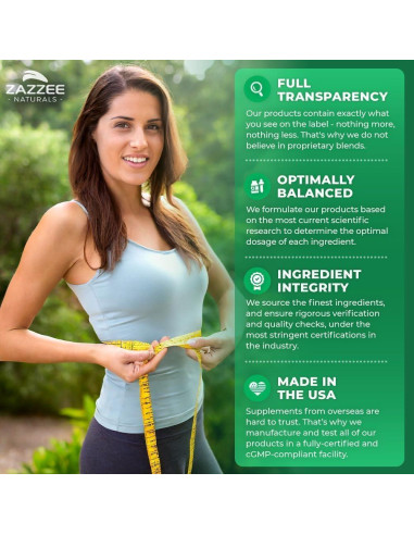 Zazzee Extracto de Té Verde 6000 mg 90 Cápsulas Veganas