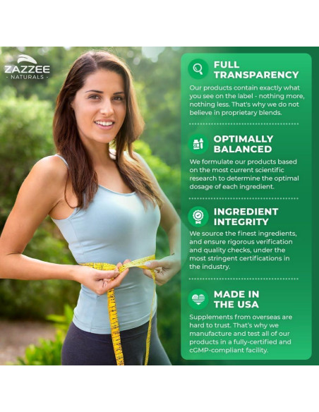 Zazzee Extracto de Té Verde 6000 mg 90 Cápsulas Veganas