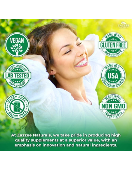 Zazzee Extracto de Té Verde 6000 mg 90 Cápsulas Veganas