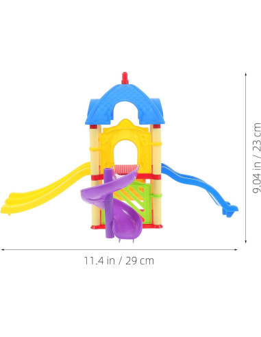 Juego de Casa de Muñecas Toyvian Parque Infantil Miniatura