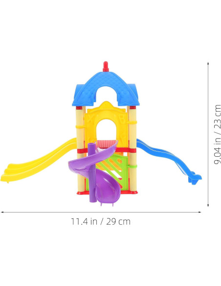 Juego de Casa de Muñecas Toyvian Parque Infantil Miniatura
