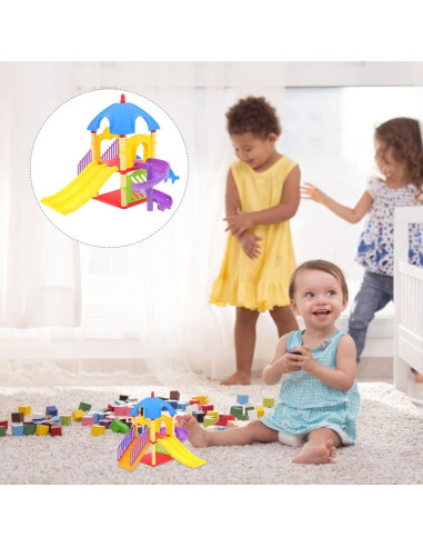 Juego de Casa de Muñecas Toyvian Parque Infantil Miniatura