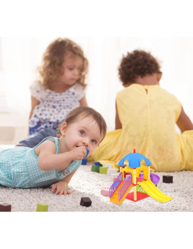 Juego de Casa de Muñecas Toyvian Parque Infantil Miniatura