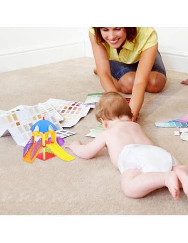 Juego de Casa de Muñecas Toyvian Parque Infantil Miniatura