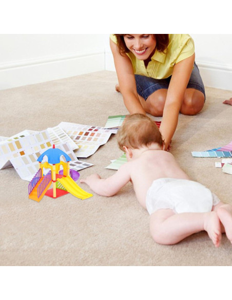 Juego de Casa de Muñecas Toyvian Parque Infantil Miniatura