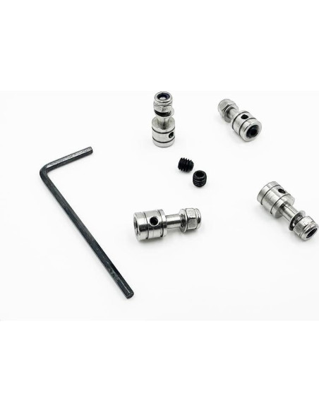 4PCS Conector de varilla de empuje 2mm URIMPAVIDO Acero Inox