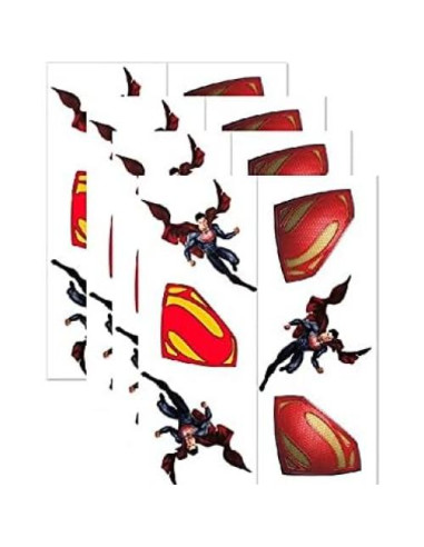 Suministros de Fiesta de Cumpleaños Superman - 16 Platos, Vasos, Invitaciones