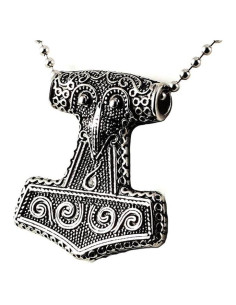 Collar de Péndulo Pesado PAURO Acero Inoxidable Gótico 3.5x3cm