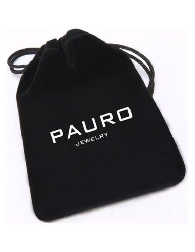 Collar de Péndulo Pesado PAURO Acero Inoxidable Gótico 3.5x3cm