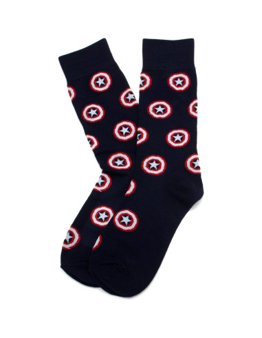 Calcetines de vestir Capitán América para hombres - Talla única