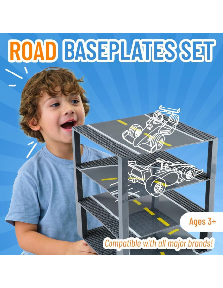 Placas Base Apilables Strictly Briks 25.4 cm - Paquete de 4