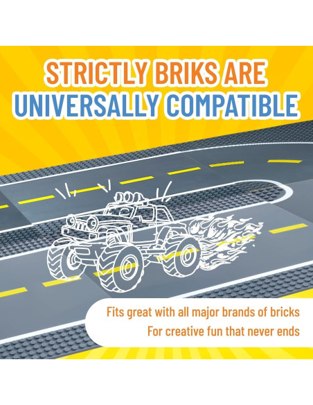 Placas Base Apilables Strictly Briks 25.4 cm - Paquete de 4